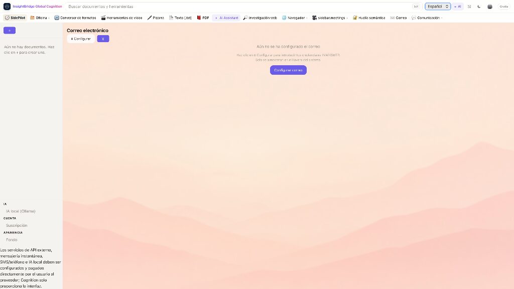 Cognition Spanish UI